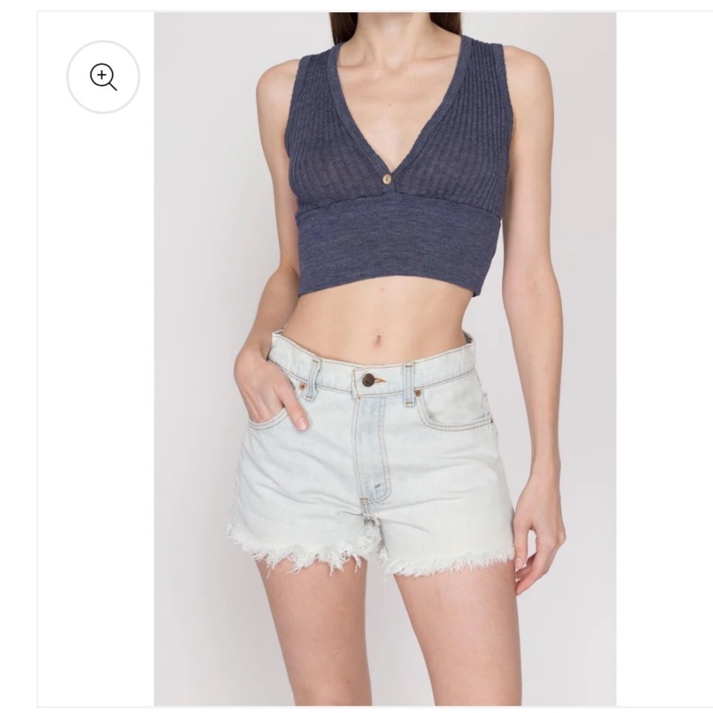 Levi’s womens Cut Off Light Wash Denim
Shorts sz 25 vintage raw hem preloved - Picture 9 of 9